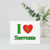 Ik hou van Sorrento Italië Briefkaart (Staand voorkant)
