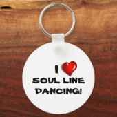 Ik hou van Soul Line Dancing! Sleutelhanger (Voorkant)