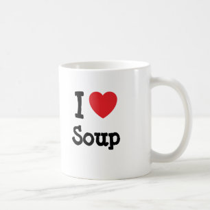 Ik hou van Soup hart T-Shirt Koffiemok