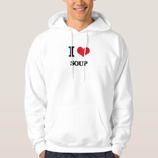 Ik hou van Soup Hoodie (Voorkant)