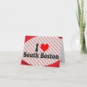 Ik hou van South Boston, Verenigde Staten Kaart