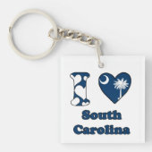 Ik hou van South Carolina Sleutelhanger (voorkant)