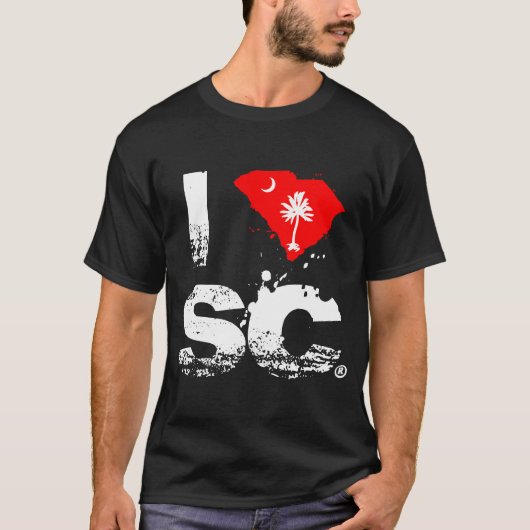 Ik hou van South Carolina T-Shirt (Voorkant)