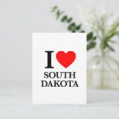 Ik hou van South Dakota Briefkaart (Staand voorkant)
