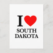 Ik hou van South Dakota Briefkaart (Voorkant)