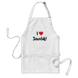 Ik hou van Souvlaki Standaard Schort