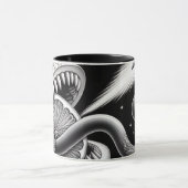 Ik hou van Space Oranje Mok (Midden)