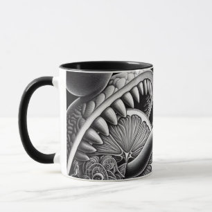 Ik hou van Space Oranje Mok