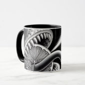 Ik hou van Space Oranje Mok (Voorkant links)