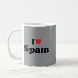 Ik hou van Spam Grappige Humor Retro Koffiemok