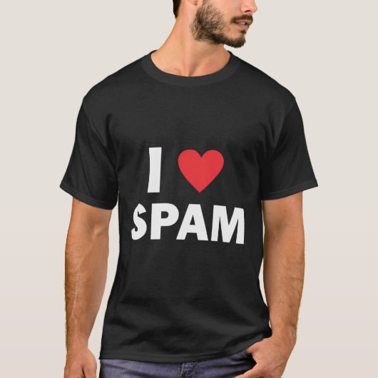 Ik hou van spam t-shirt (Voorkant)
