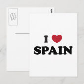 Ik hou van Spanje Briefkaart (Voorkant / Achterkant)