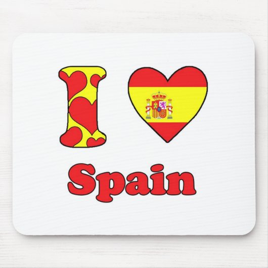 Ik hou van Spanje Muismat (Voorkant)