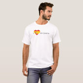 Ik hou van Spanje T-shirt (Voorkant volledig)