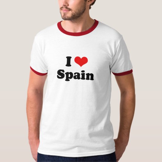 Ik hou van Spanje Tshirt (Voorkant)
