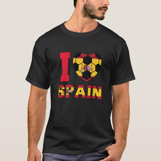 Ik hou van Spanje Vrouwen Mannen Kinder Spaanse Vo T-shirt (Voorkant)