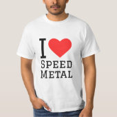 Ik hou van speed metal t-shirt (Voorkant)