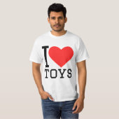 Ik hou van speelgoed t-shirt (Voorkant volledig)
