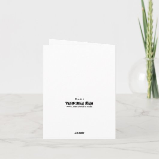 Ik hou van spek Valentijn Feestdagen Kaart (Achterkant)