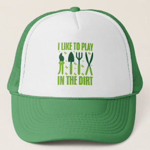 Ik Hou Van Spelen In De Vuilnis Tuinier Liefhebber Trucker Pet