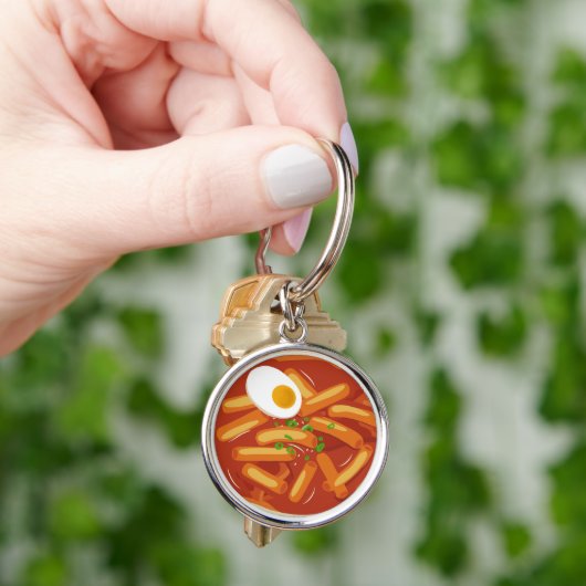 Ik hou van Spicy Tteokbokki Sleutelhanger (Hand)