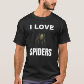 Ik hou van Spiders T-shirt (Voorkant)
