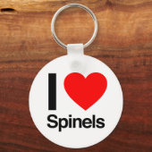 ik hou van spinels sleutelhanger (Voorkant)