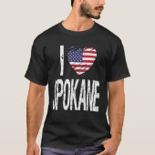 Ik hou van Spokane T-shirt (Voorkant)