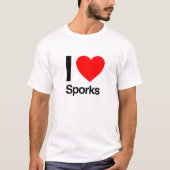 Ik hou van sporks t-shirt (Voorkant)
