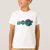 Ik hou van sport t-shirt (Voorkant)