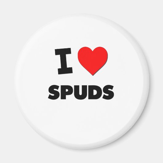 Ik hou van Spuds Magneet (Voorkant)