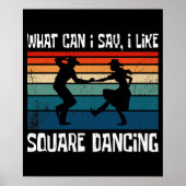 Ik hou van Square Dance Square Dancing Poster (Voorkant)