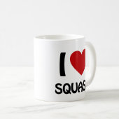 Ik hou van Squash Koffiemok (Voorkant rechts)