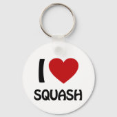 Ik hou van squash sleutelhanger (Achterkant)