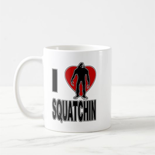 Ik hou van Squatchin! Koffiemok (Links)