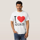 Ik hou van squats t-shirt (Voorkant volledig)