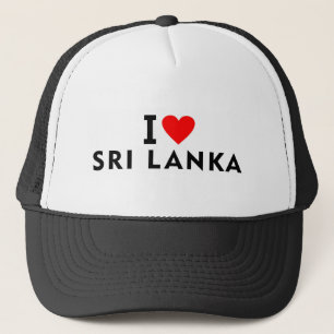 Ik hou van Sri Lanka land zoals harttoerisme Trucker Pet