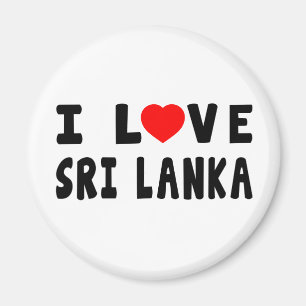 Ik hou van Sri Lanka Magneet
