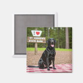 Ik hou van St. Andrew's State Bark Magneet (Voorkant / Achterkant)