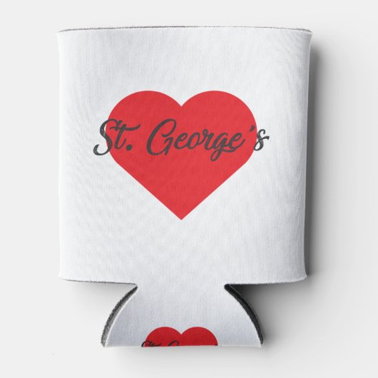 Ik hou van St George's - Grenada Blikjeskoeler (Voorkant)