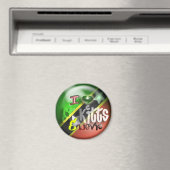Ik hou van St. Kitts & Nevis Patriot Magnet (Insitu (Vaatwasser))