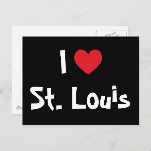 Ik hou van St. Louis Briefkaart (Voorkant / Achterkant)