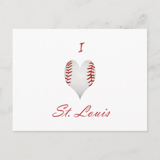 Ik hou van St. Louis Briefkaart (Voorkant)