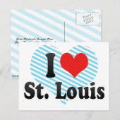 Ik hou van St. Louis Briefkaart (Voorkant / Achterkant)