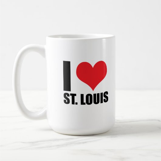 Ik hou van St. Louis Koffiemok (Links)