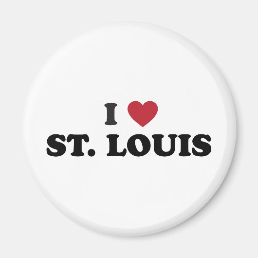 Ik hou van St. Louis Missouri Magneet (Voorkant)