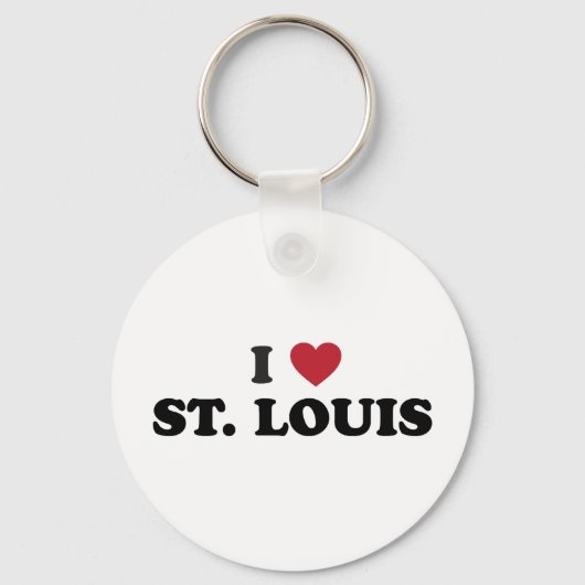 Ik hou van St. Louis Missouri Sleutelhanger (Voorkant)