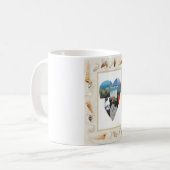 Ik hou van St. Maarten Shells Heart. Koffiemok (Voorkant links)