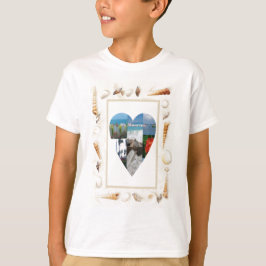 Ik hou van St. Maarten Shells Heart. T-shirt