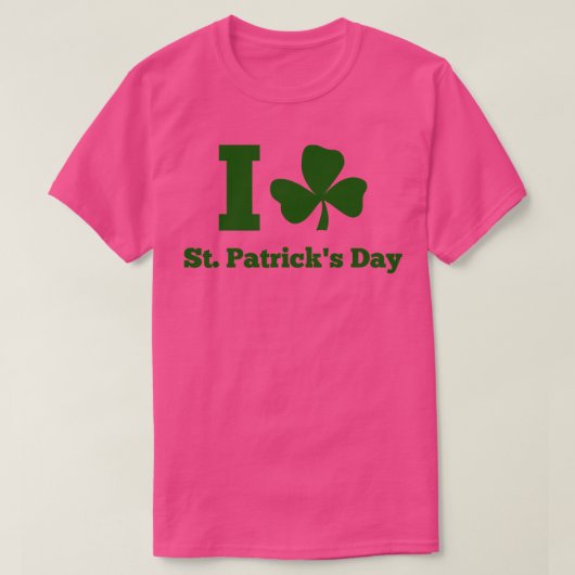 IK HOU VAN ST PATRICK DAY GREEN T-SHIRT (Design voorkant)